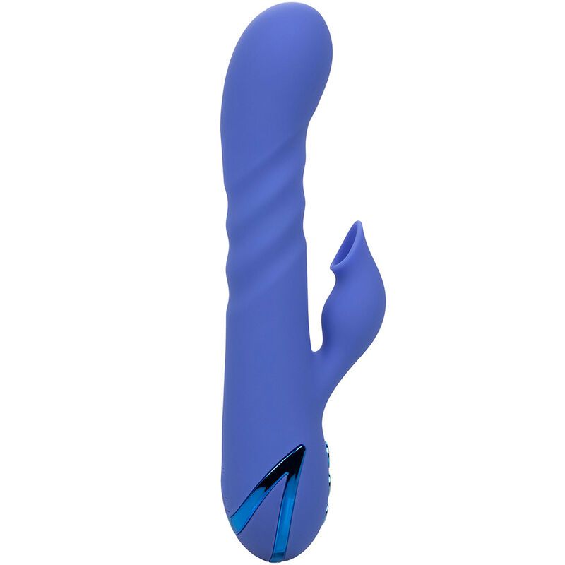 Vista 5 de L.a Love Vibrador & Succionador Azul By California Dreaming