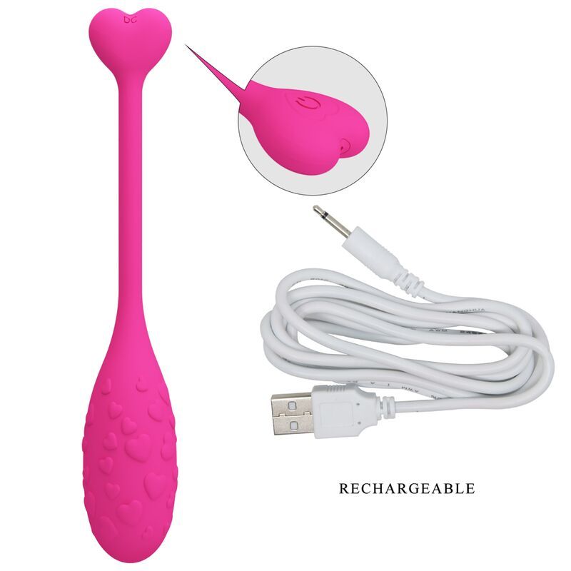 Vista 5 de Pretty Love - Huevo Vibrador Pescador Rosa Controlado por App