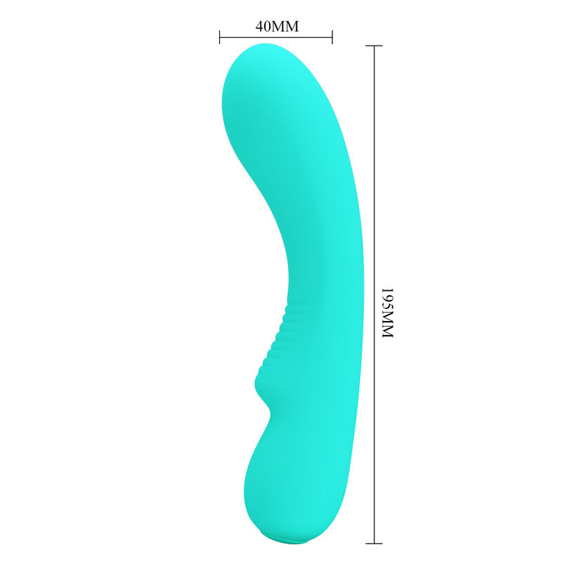 Ansicht 5 von Pretty Love - Prescott Wiederaufladbarer Vibrator Aqua Green