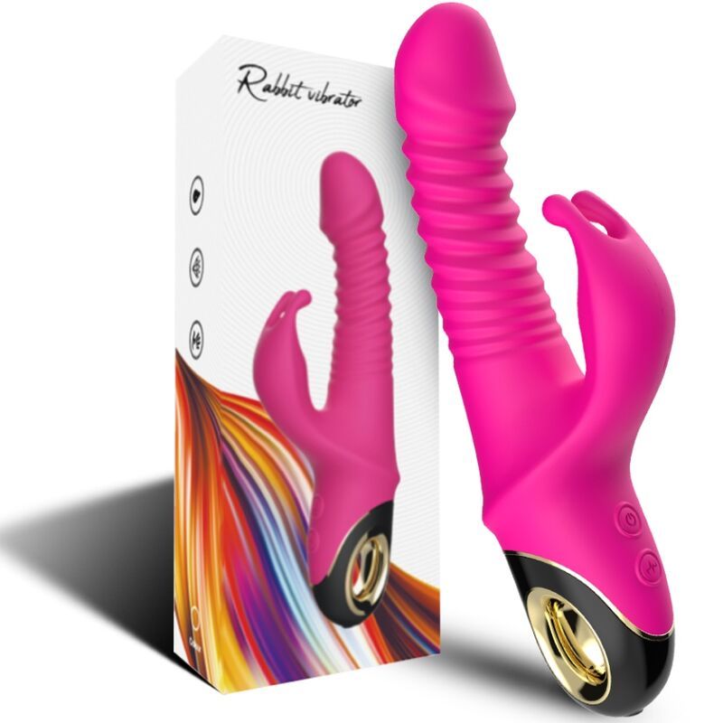 Ansicht 5 von Armony - Zing Dildo Vibrator Kaninchen Fuchsia
