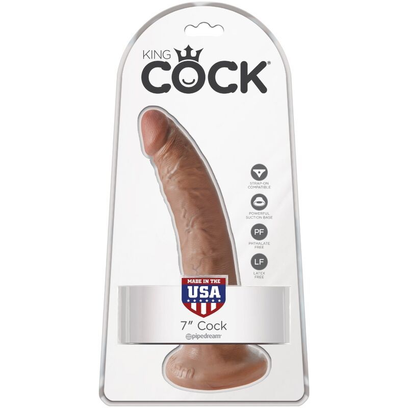 Vista 5 de Pene Realístico 17.5 Cm Caramelo