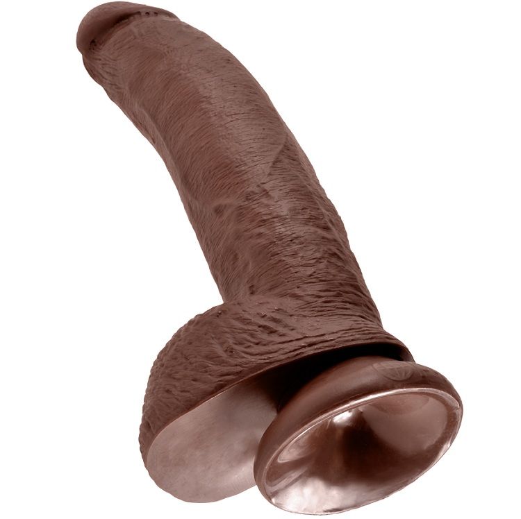 Vista 5 de 9 Pene Realístico Marrón 22.9 Cm