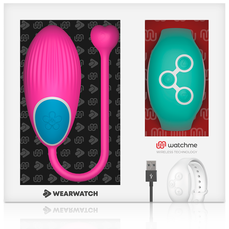 Vista 5 de Huevo Control Remoto Technology Watchme Fucsia / Agua Marina