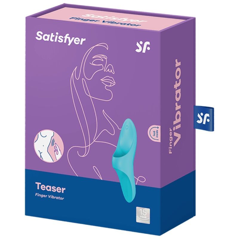 Vista 5 de Satisfyer - Teaser Dedal Vibrador Azul Light