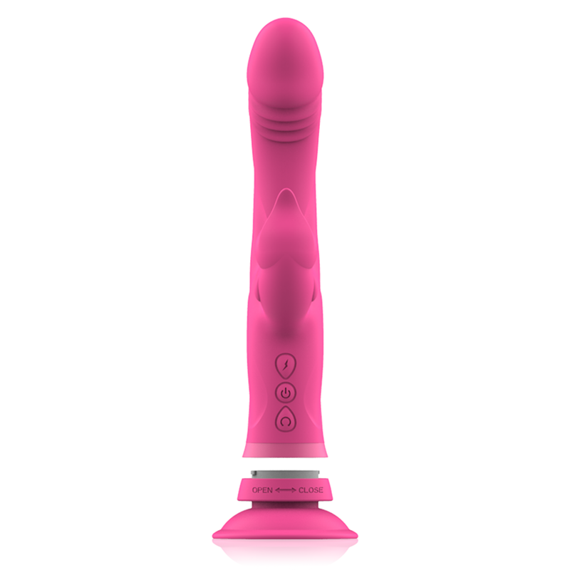 Vista 5 de Intense - Julio Vibrador Rabbit Silicona Rosa