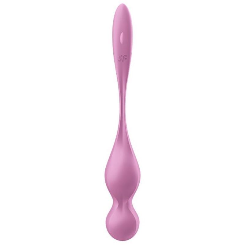 Vista 5 de Satisfyer - Bolas de Kegel Vibrantes Love Birds Rosa