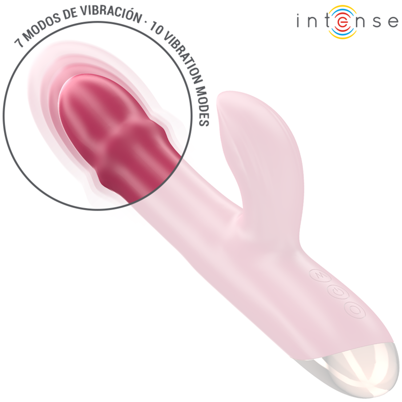 Vista 5 de Intense - Chloe Vibrador Multifunción 3 en 1 Rojo