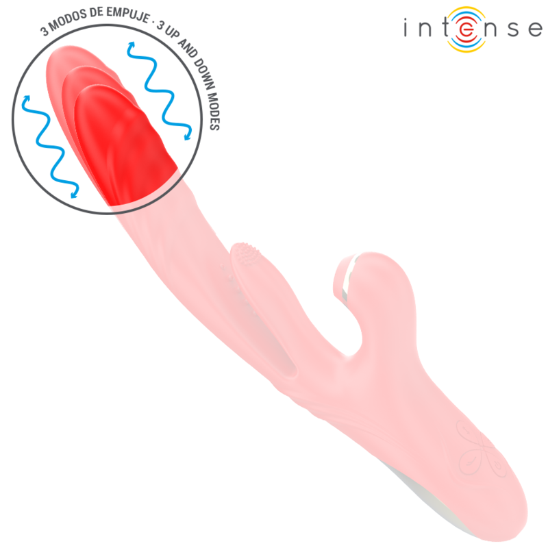 Vista 5 de Intense - Karol Vibrador Multifunción Empuje & Succión & Estimulación