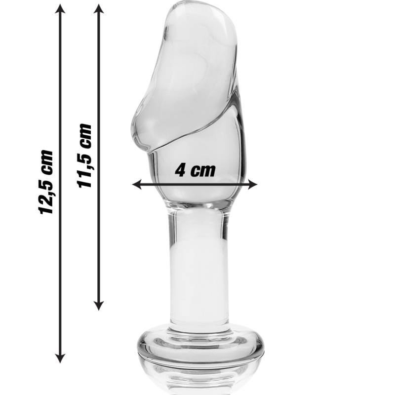 Vista 5 de Modelo 6 Plug Cristal Rosa 12.5 Cm -o- 4 Cm