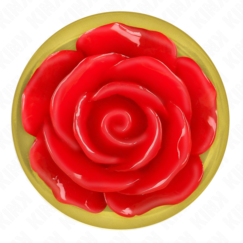 Vista 5 di Kink - Plug Anale Oro Rosa Rosso Taglia L