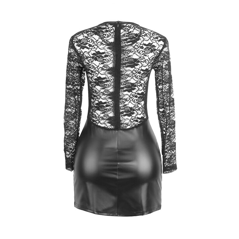 Vista 5 de Subblime - 955595 Vestido de Manga Larga con Encaje Negro S/M
