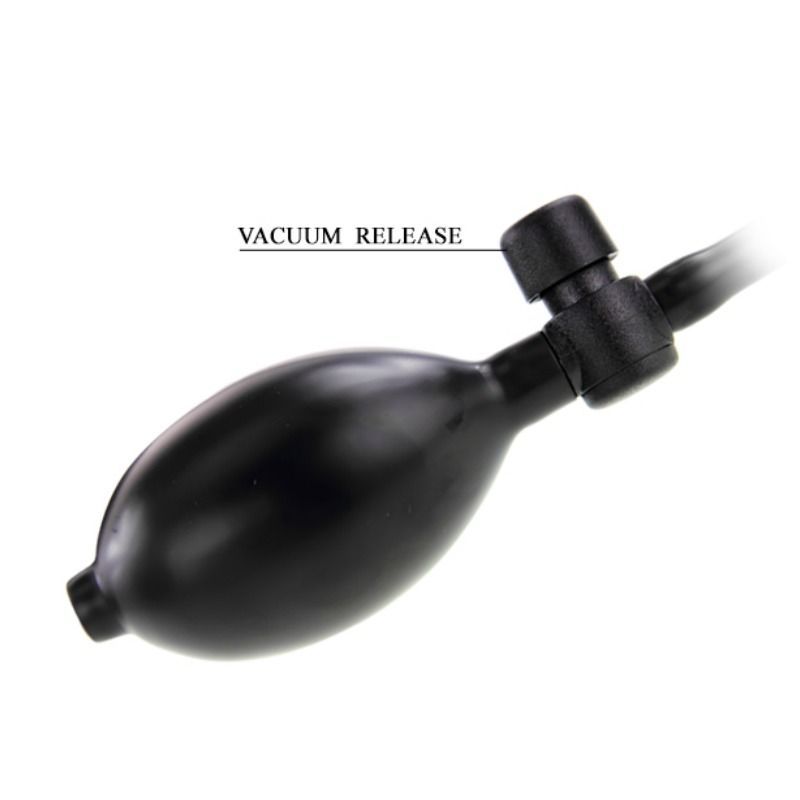 Vista 6 de Dildo Realístico Vibrador E Inflable 18.8 Cm