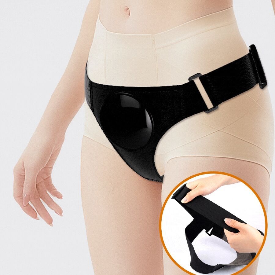 Vista 6 de Pretty Love - Kyton Harness Briefs Universal con Dildo Squirting 19 Cm Mulato