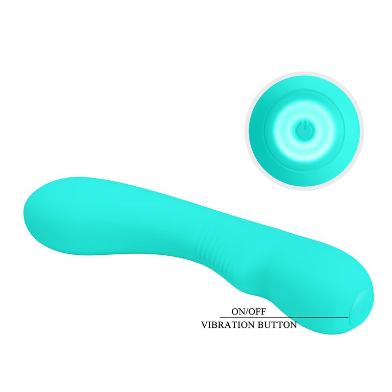 Ansicht 6 von Pretty Love - Prescott Wiederaufladbarer Vibrator Aqua Green