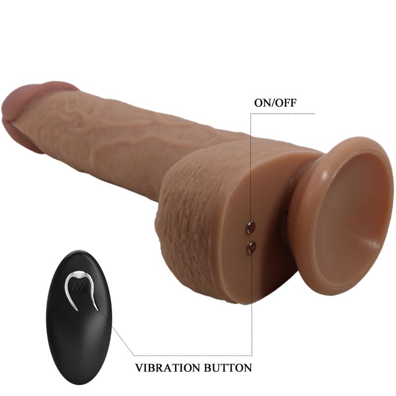 Vista 6 de Pretty Love - Tommy Dildo Realista Vibrador 22.5 Cm