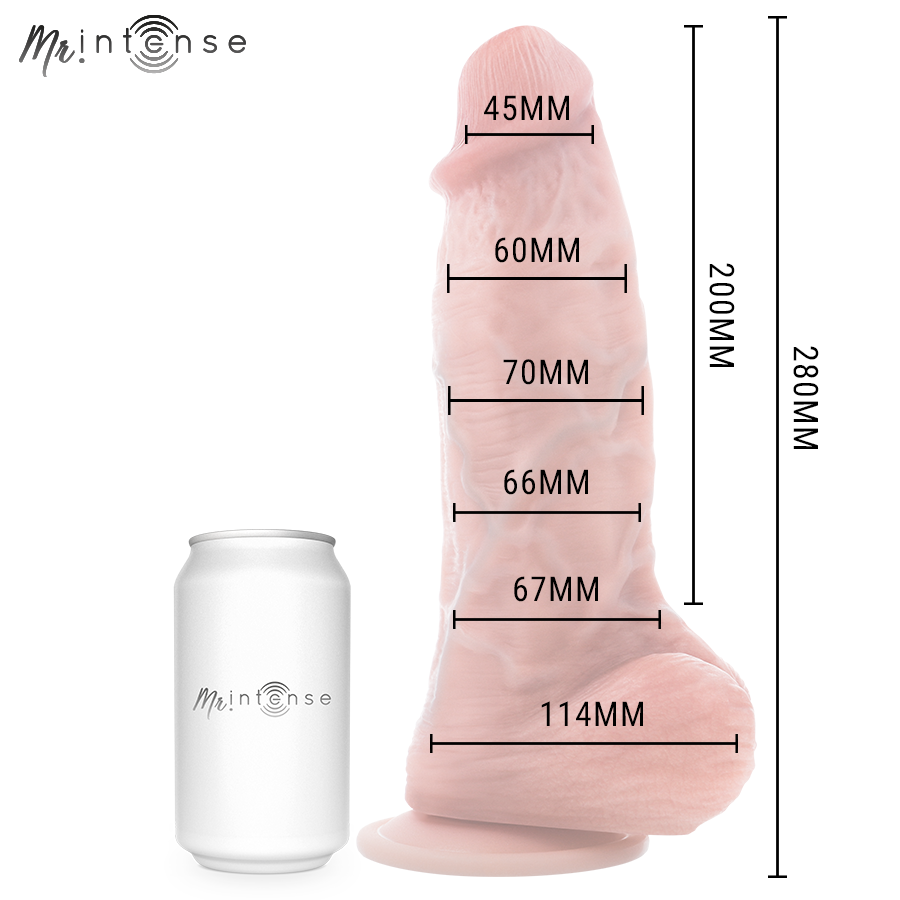 Vista 6 de Mr Intense - Extrabig Spencer Dildo Silicona 28 Cm -Ø- 7.3 Cm