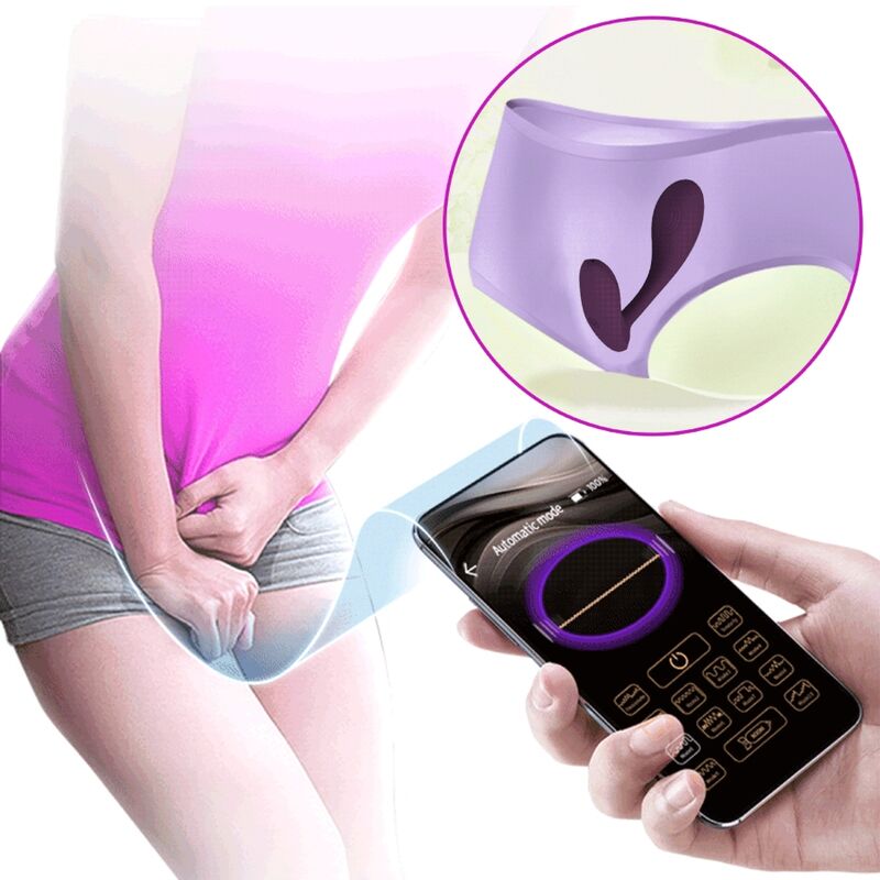Vista 6 de Pretty Love - Baird G-Spot 12 Vibraciones Recargable Lila App