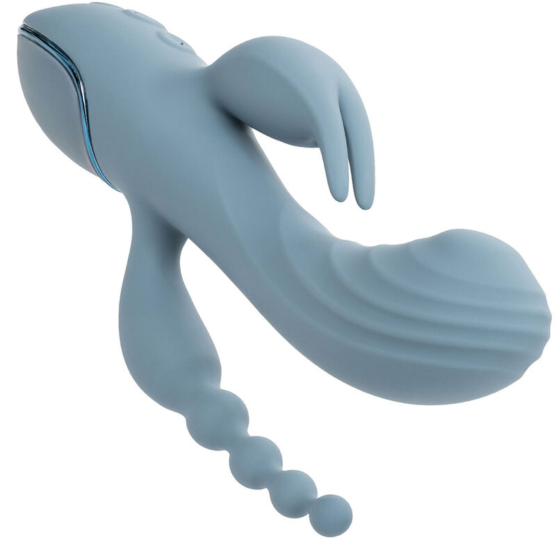 Vista 6 di Vibratore Triple Ecstasy Grigio
