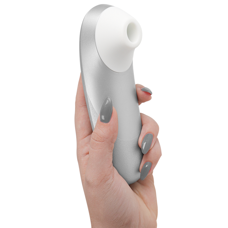 Vista 6 di Stimolatore Clitorideo Pro Vibrante, Colore Argento E Grigio