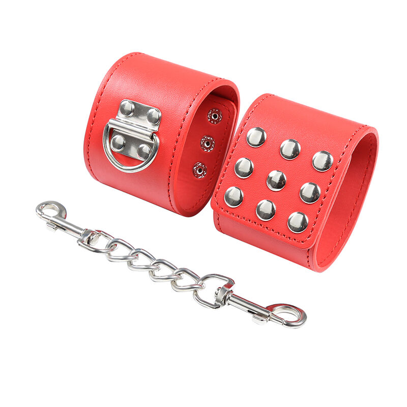 Vista 6 di Manette Rosse con Chiusura a Scatto