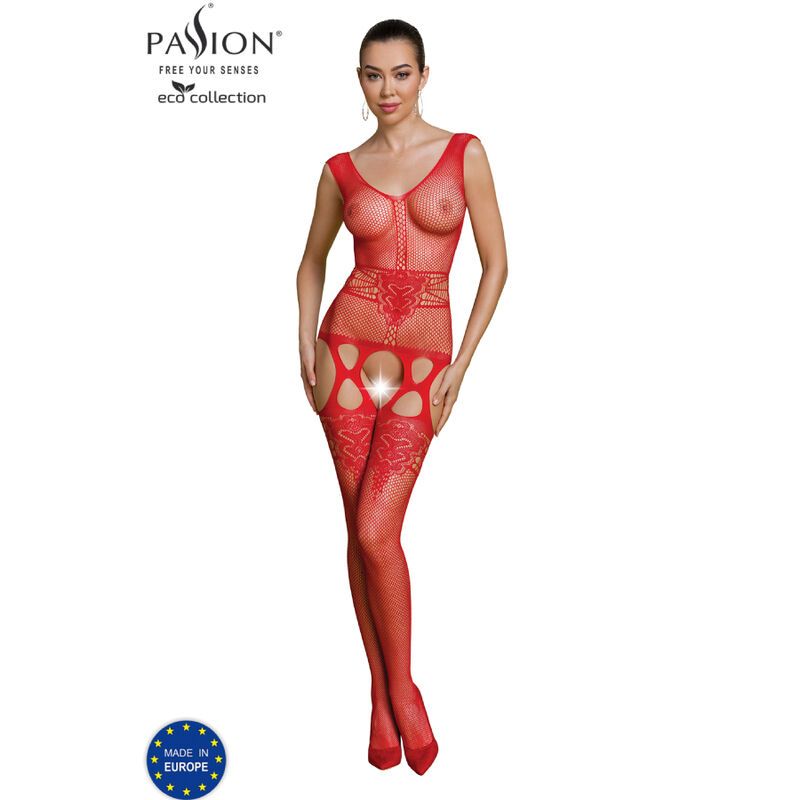Vista 6 de Passion - Coleo Eco Bodystock Eco Bs014 Branco
