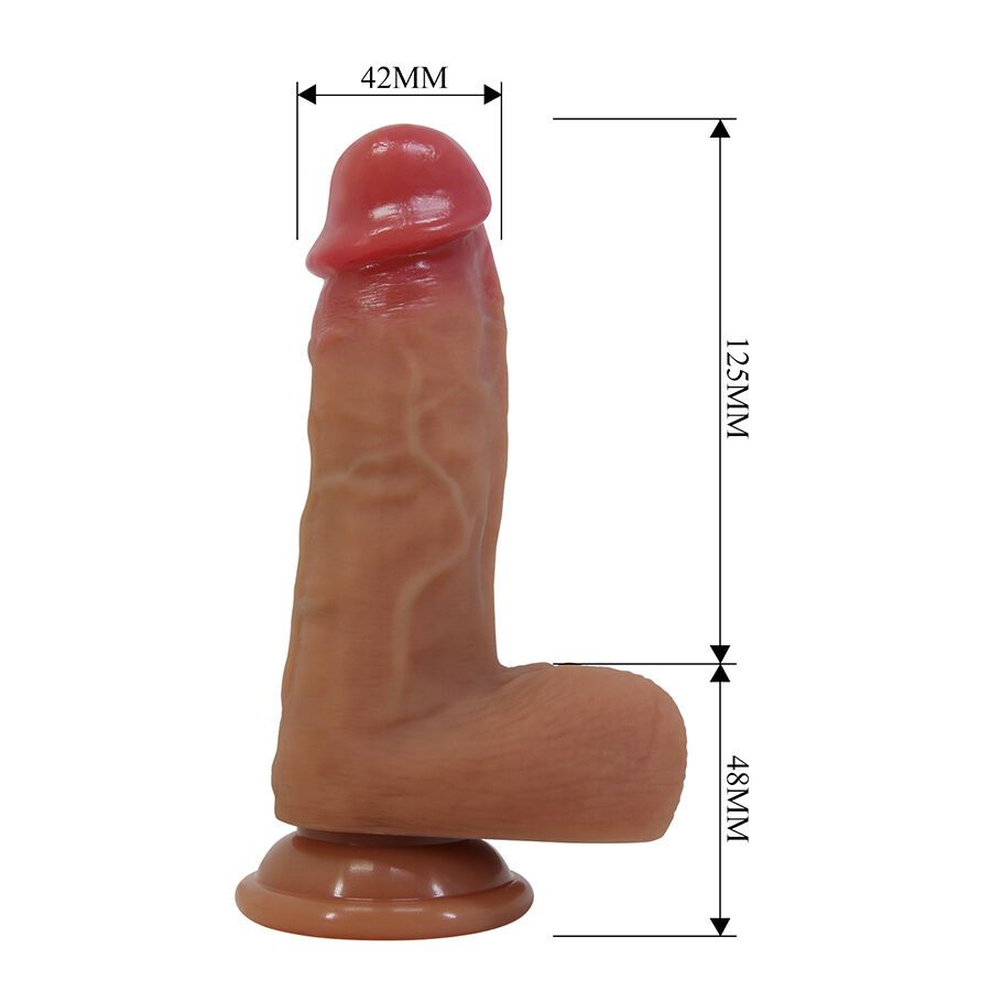 Ansicht 7 von Pretty Love - Curtis Realistischer Dildo Mit Saugnapf 17,3 Cm -Ø- 4,2 Cm