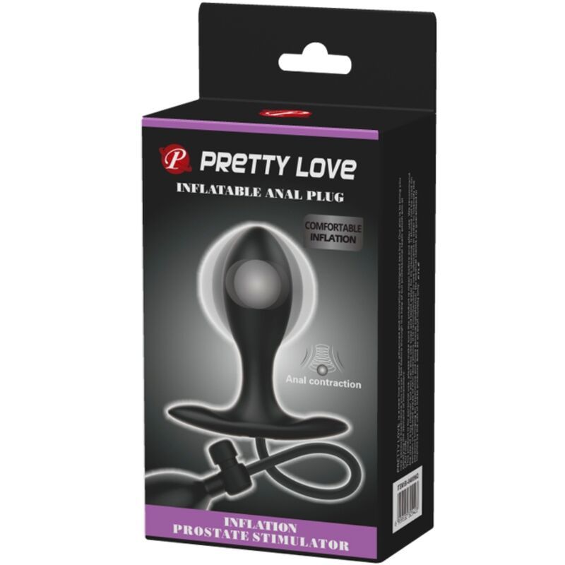 Ansicht 7 von Pretty Love - Aufblasbarer Analstecker Schwarz