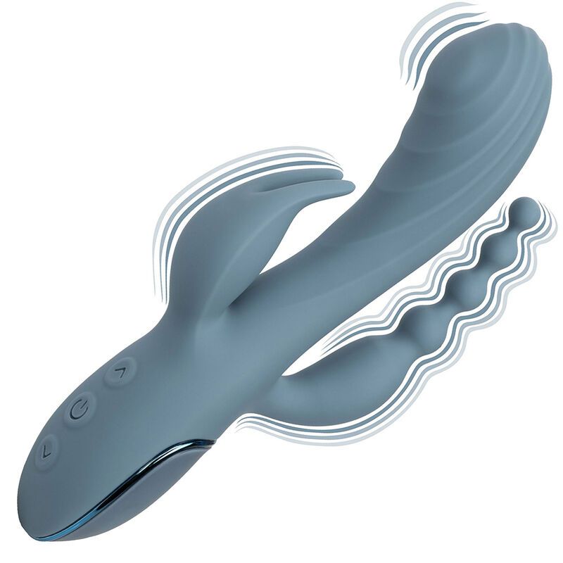 Vista 7 di Vibratore Triple Ecstasy Grigio