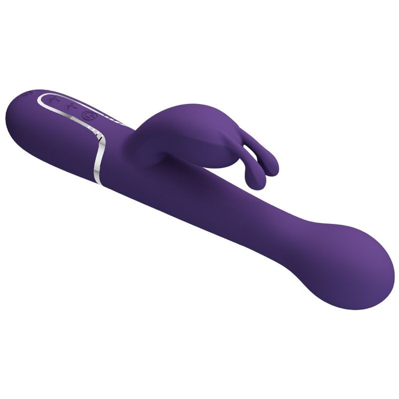 Vista 7 di Pretty Love - Dejon Vibratore Rabbit 3 In 1 Multifunzione Viola