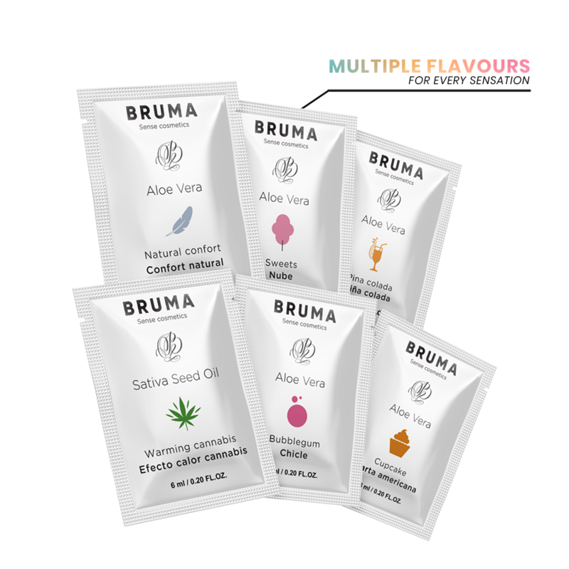 Vista 7 de 6 Ml Gel Deslizante con Aceite de Semilla Efecto Calor Sabor Cannabis