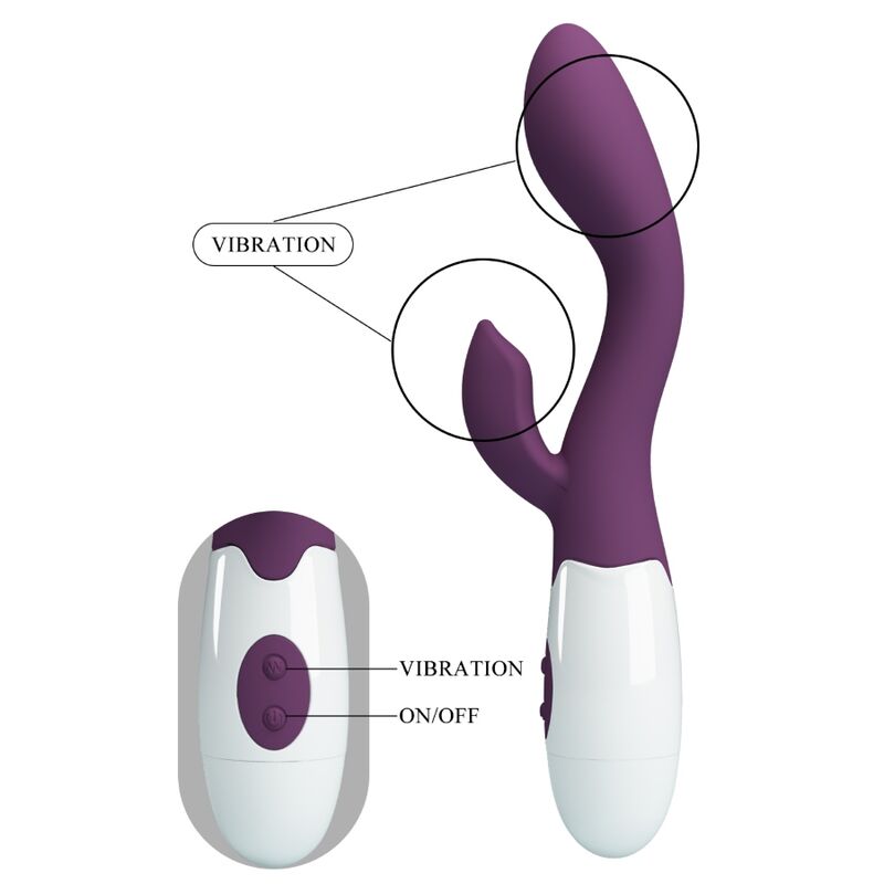 Vista 8 de Pretty Love - Brighty Vibrador Punto G Morado