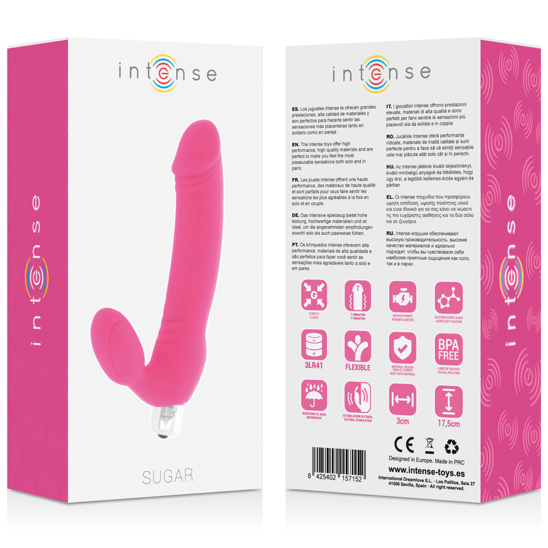 View 8 of Intense - Sugar Seven Speeds Silicone Fushsia