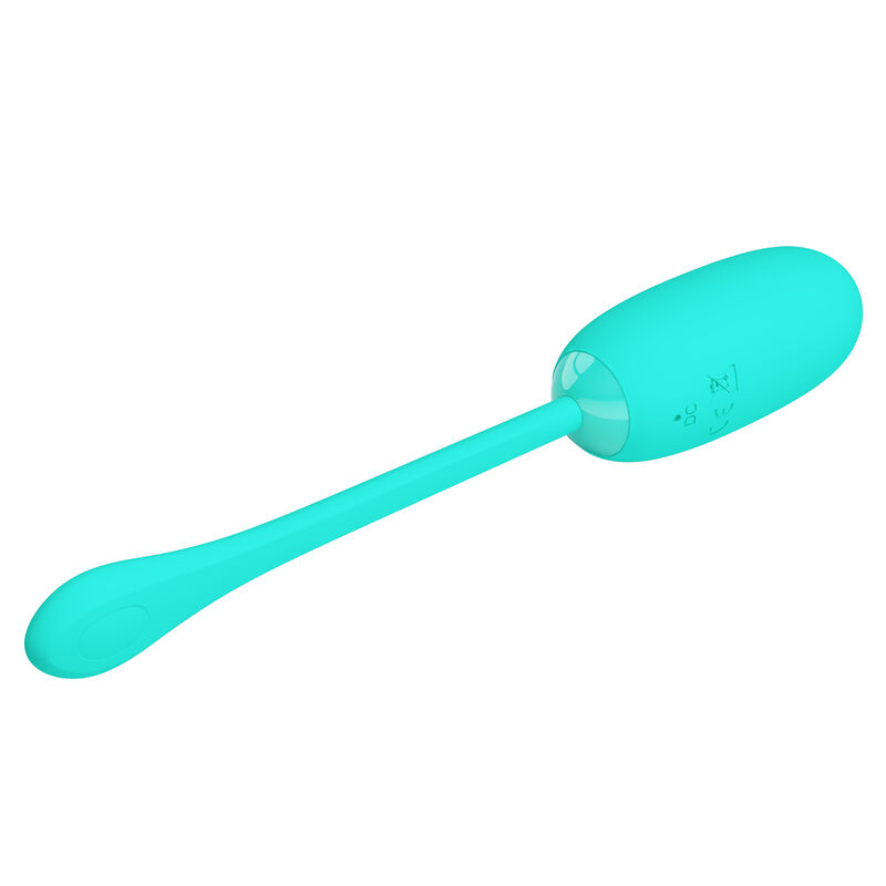 Vista 8 de Pretty Love - Julius Huevo Vibrador Impermeble & Recargable Verde Agua