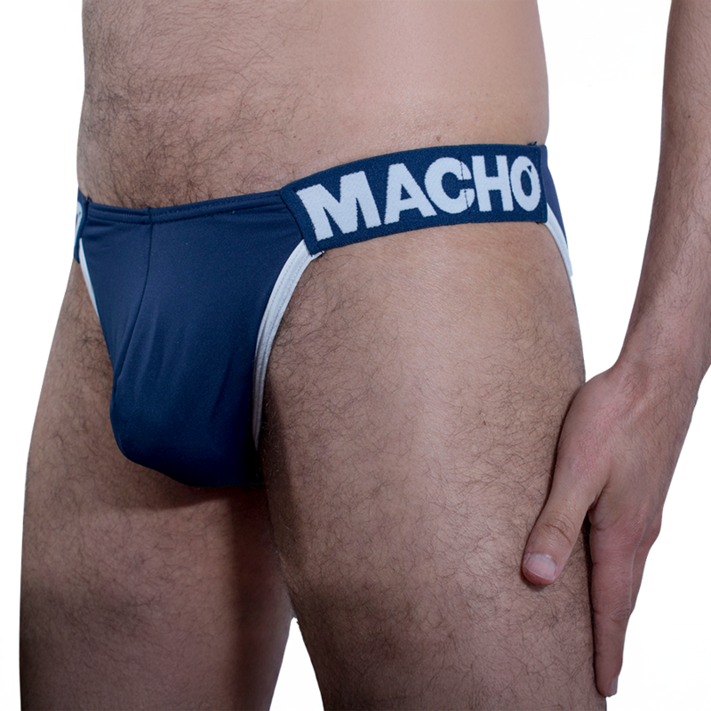 Vista 8 de Macho - Mch011 Lateral Slip Azul Oscuro