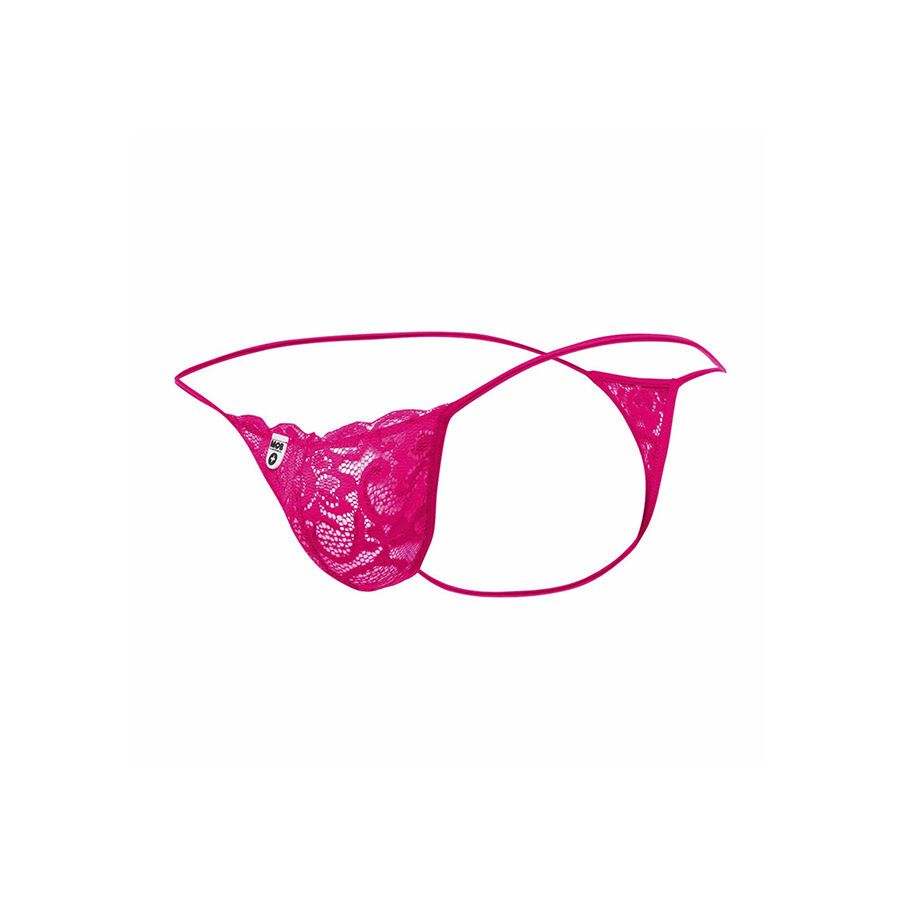 Vista 9 de Tanga de Encaje Rosa Talla