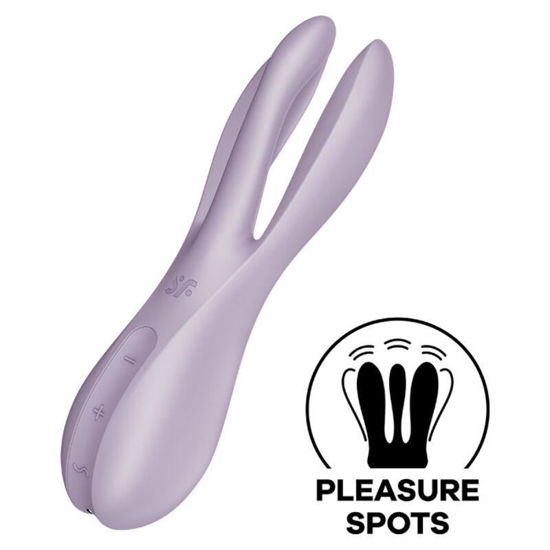 Vista 9 de Satisfyer - Threesome 2 Vibrador Violeta