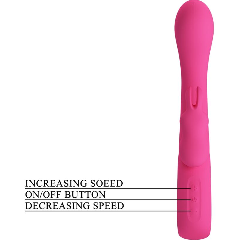 Vista 9 de Pretty Love - Novak Vibrador Rabbit 12 Vibraciones Rosa