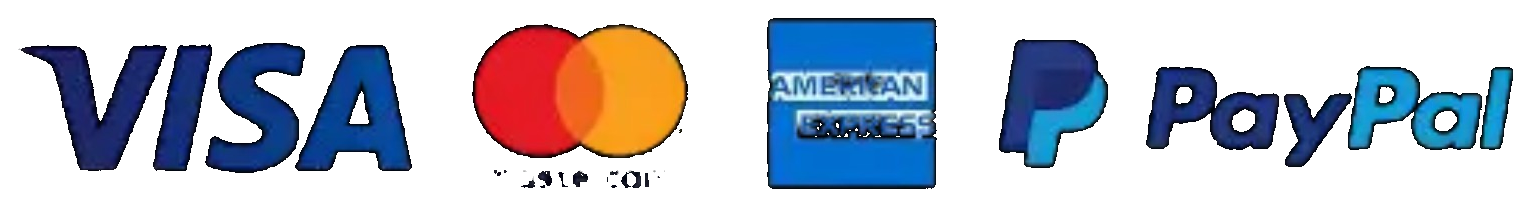 Visa, Mastercard, American Express y PayPal