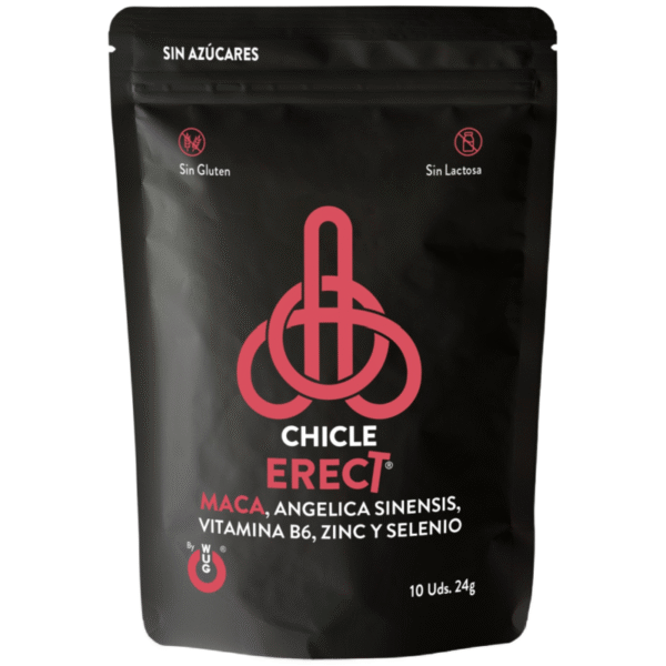 WUG SEX SENSE - ERECT CHICLE POTENCIADOR ERECCIÓN 10 UNIDADES