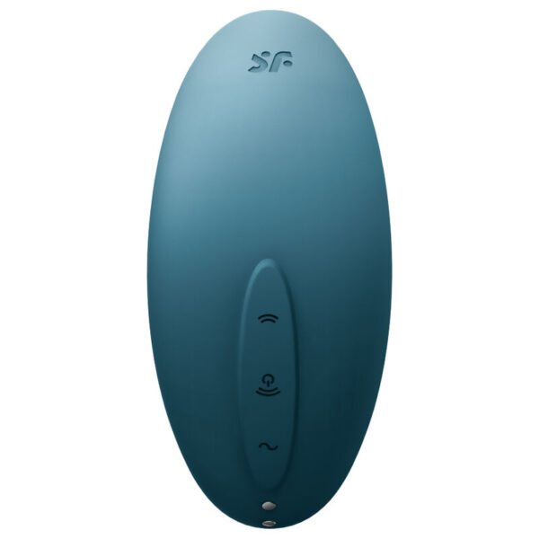SATISFYER - VULVA LOVER 2 ESTIMULADOR Y VIBRADOR AZUL - Imagen 3