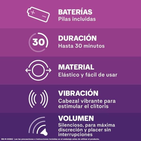DUREX - INTENSE DIABLILLO ANILLO VIBRADOR - Imagen 2