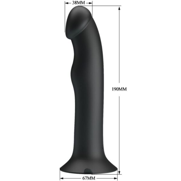 PRETTY LOVE - MURRAY VIBRADOR Y ONDAS ESTIMULADORAS DE CLÍTORIS NEGRO - Imagen 8