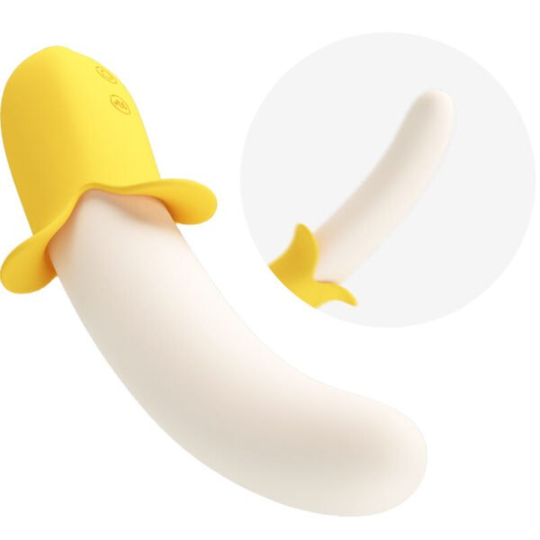 PRETTY LOVE - BANANA GEEK SUPER POWER 7 VIBRACIONES UP&DOWN SILICONA NEGRO - Imagen 6