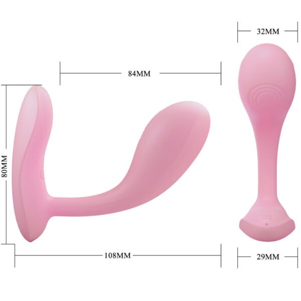 PRETTY LOVE - BAIRD G-SPOT 12 VIBRACIONES RECARGABLE ROSA APP - Imagen 5