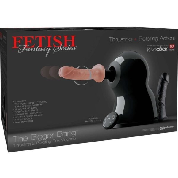 FETISH FANTASY SERIES - SEX MACHINE BIGGER BANG ROTACION Y EMPUJE - Imagen 8