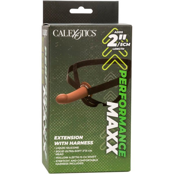 CALEXOTICS - PERFORMANCE MAXX EXTENSIÓN CON ARNÉS PIEL MORENO - Imagen 16