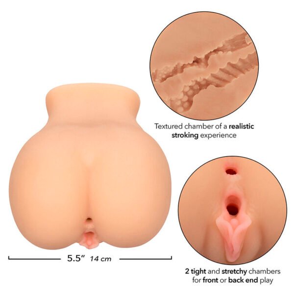 CALEXOTICS - THE FARMERS DAUGHTER DOBLE MASTURBADOR REALÍSTICO NATURAL - Imagen 8
