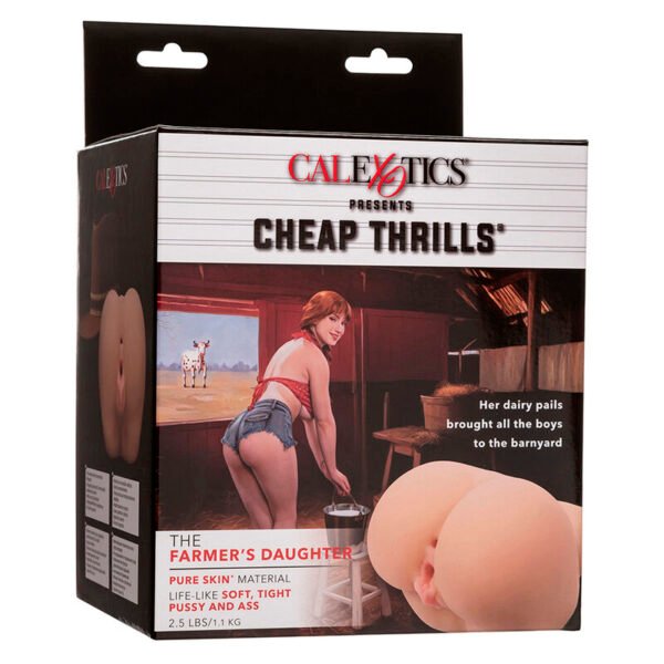 CALEXOTICS - THE FARMERS DAUGHTER DOBLE MASTURBADOR REALÍSTICO NATURAL - Imagen 9