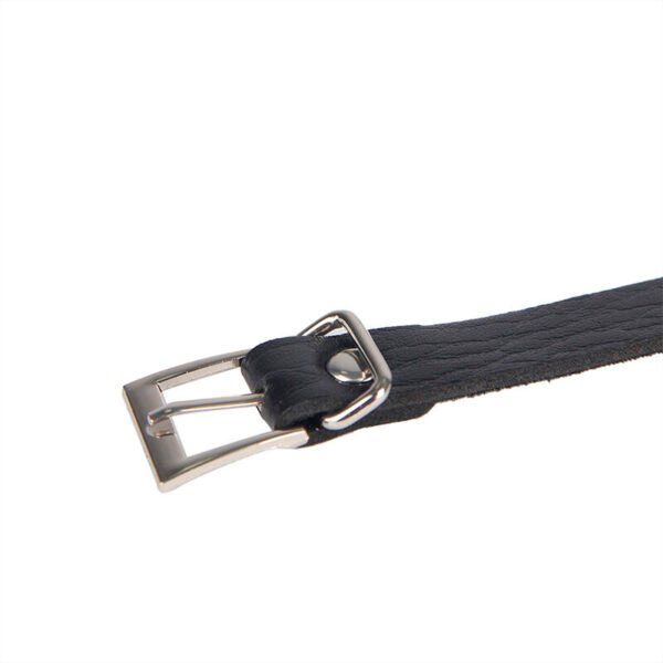 SUBBLIME - 953713 CINTURÓN DE BONDAGE PUNK HEBILLA METAL NEGRO TALLA ÚNICA - Imagen 6