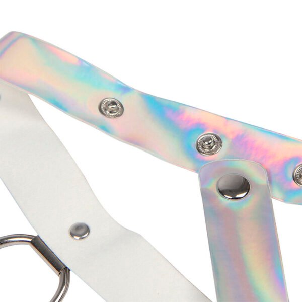 SUBBLIME - 953737 ARNÉS DE PECHO CON ANILLOS Y CADENAS PLATA TALLA ÚNICA - Imagen 7